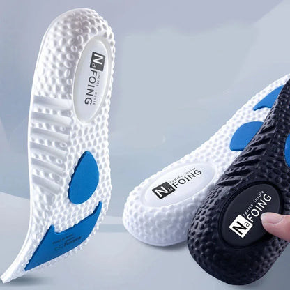 Sole Shock Absorption Breathable Cushion Sport soles For Shoes/ Running Insoles For Feet Massage Pads