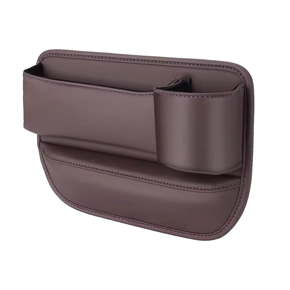 Car Seat Organizer Leather holder/ Console Crevice Filler Car Interior Storage Pocket Car for Seat Side Phone Holder