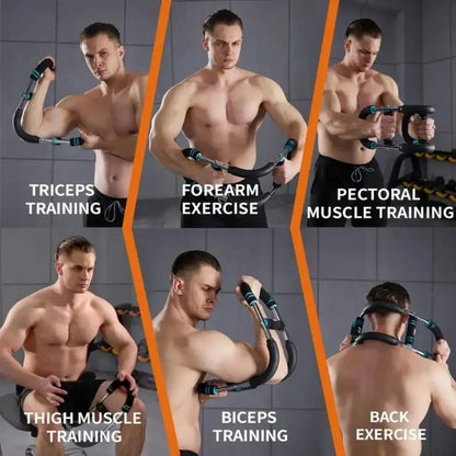 Adjustable Arm Trainer, Chest & Forearm Workout Equipment, Home Fitness Strengthener for Arm Exercise/arm twister