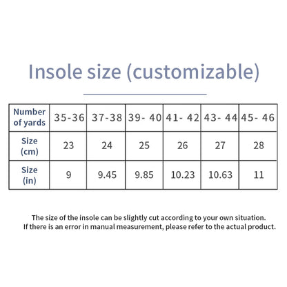 Sole Shock Absorption Breathable Cushion Sport soles For Shoes/ Running Insoles For Feet Massage Pads