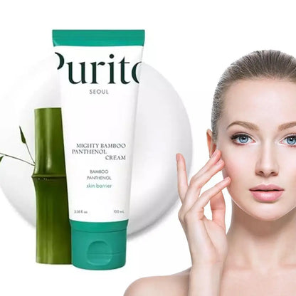 Purito Bamboo Essence Cream Soothes Moisturizes Nourishes Repairs Skin Barrier