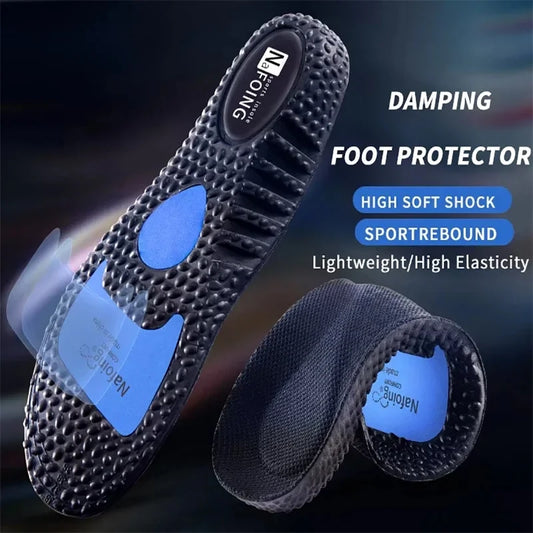 Sole Shock Absorption Breathable Cushion Sport soles For Shoes/ Running Insoles For Feet Massage Pads
