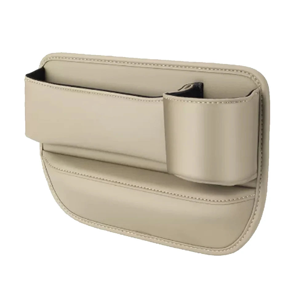 Car Seat Organizer Leather holder/ Console Crevice Filler Car Interior Storage Pocket Car for Seat Side Phone Holder