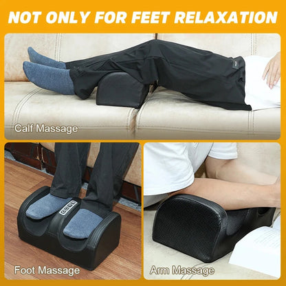 Electric Foot Massager Shiatsu Kneading Deep Tissue Relax Heated Roller Calf Pain Relief /Fatigue Muscles Vibrator Machine Health improvement
