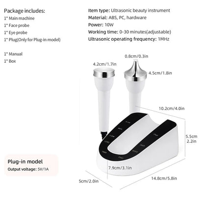 Glow Sculpt™ Ultrasonic Face & Eye Lifting Device