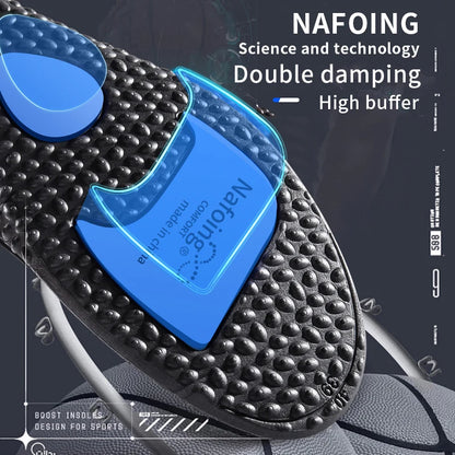 Sole Shock Absorption Breathable Cushion Sport soles For Shoes/ Running Insoles For Feet Massage Pads