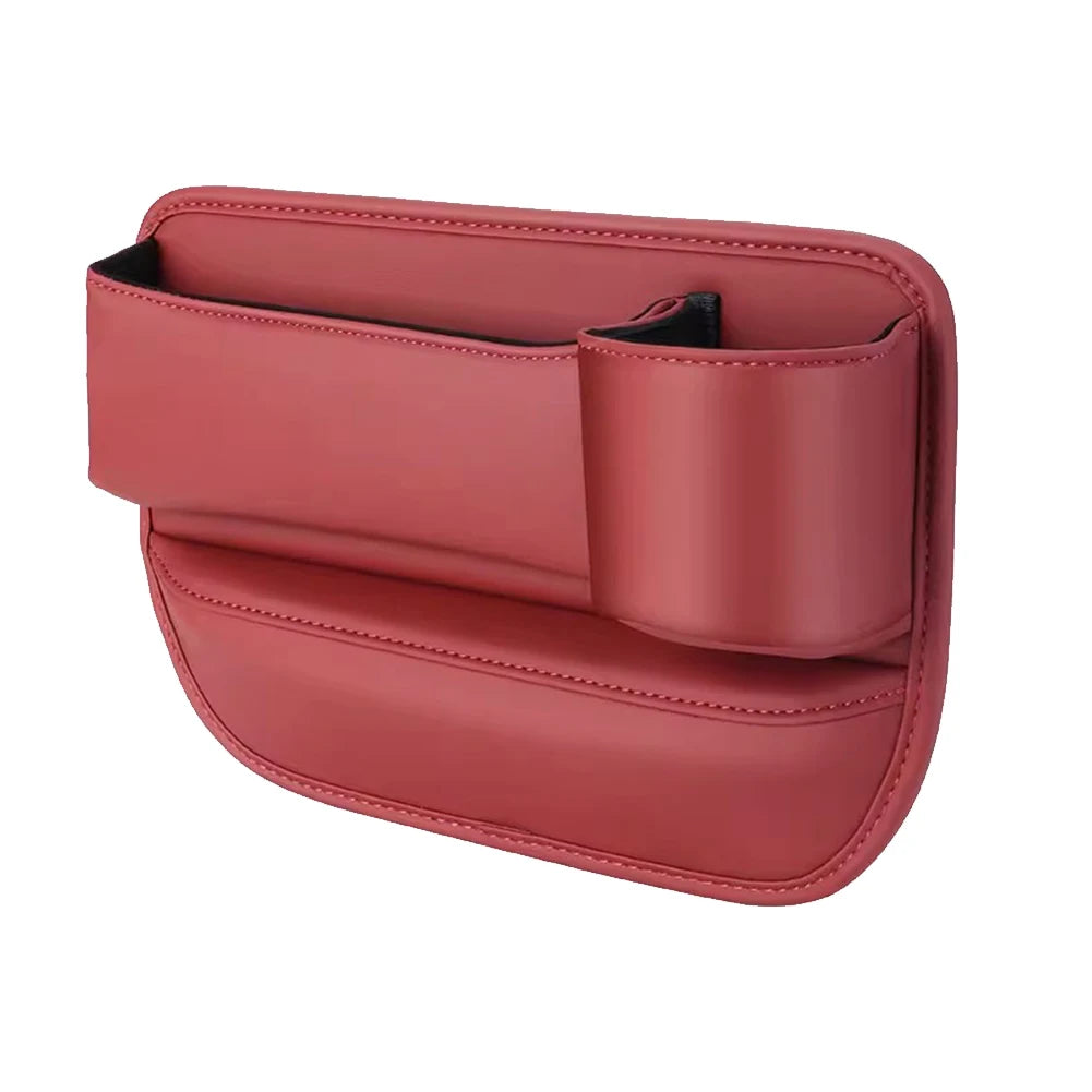 Car Seat Organizer Leather holder/ Console Crevice Filler Car Interior Storage Pocket Car for Seat Side Phone Holder