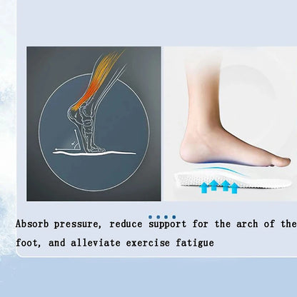 Sole Shock Absorption Breathable Cushion Sport soles For Shoes/ Running Insoles For Feet Massage Pads