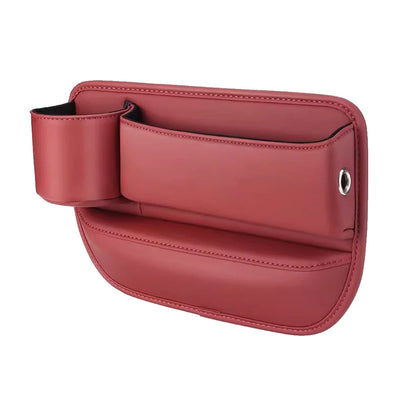 Car Seat Organizer Leather holder/ Console Crevice Filler Car Interior Storage Pocket Car for Seat Side Phone Holder