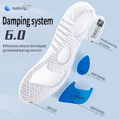 Sole Shock Absorption Breathable Cushion Sport soles For Shoes/ Running Insoles For Feet Massage Pads