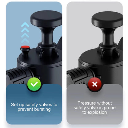 2L Hand Pump Foam Sprayer  Pneumatic Foam Cannon High Pressure Car Wash Spray Bottle for deep cleaning