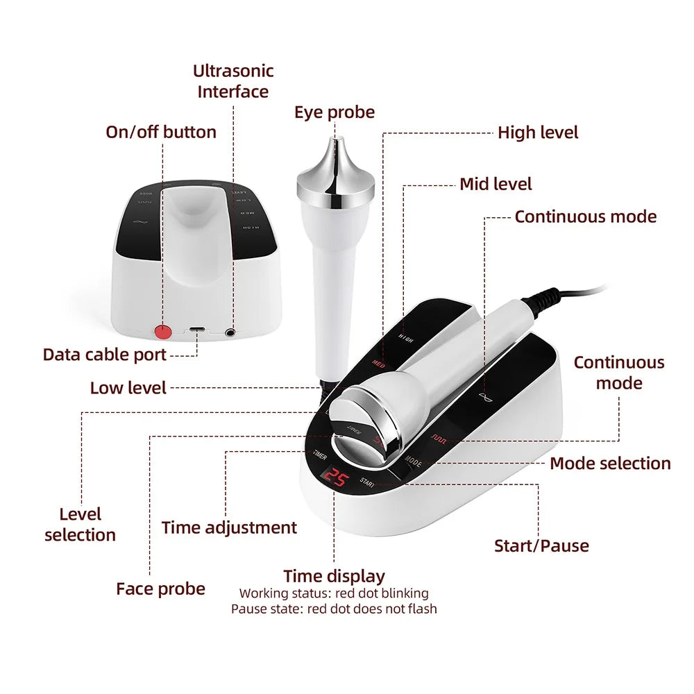 Glow Sculpt™ Ultrasonic Face & Eye Lifting Device