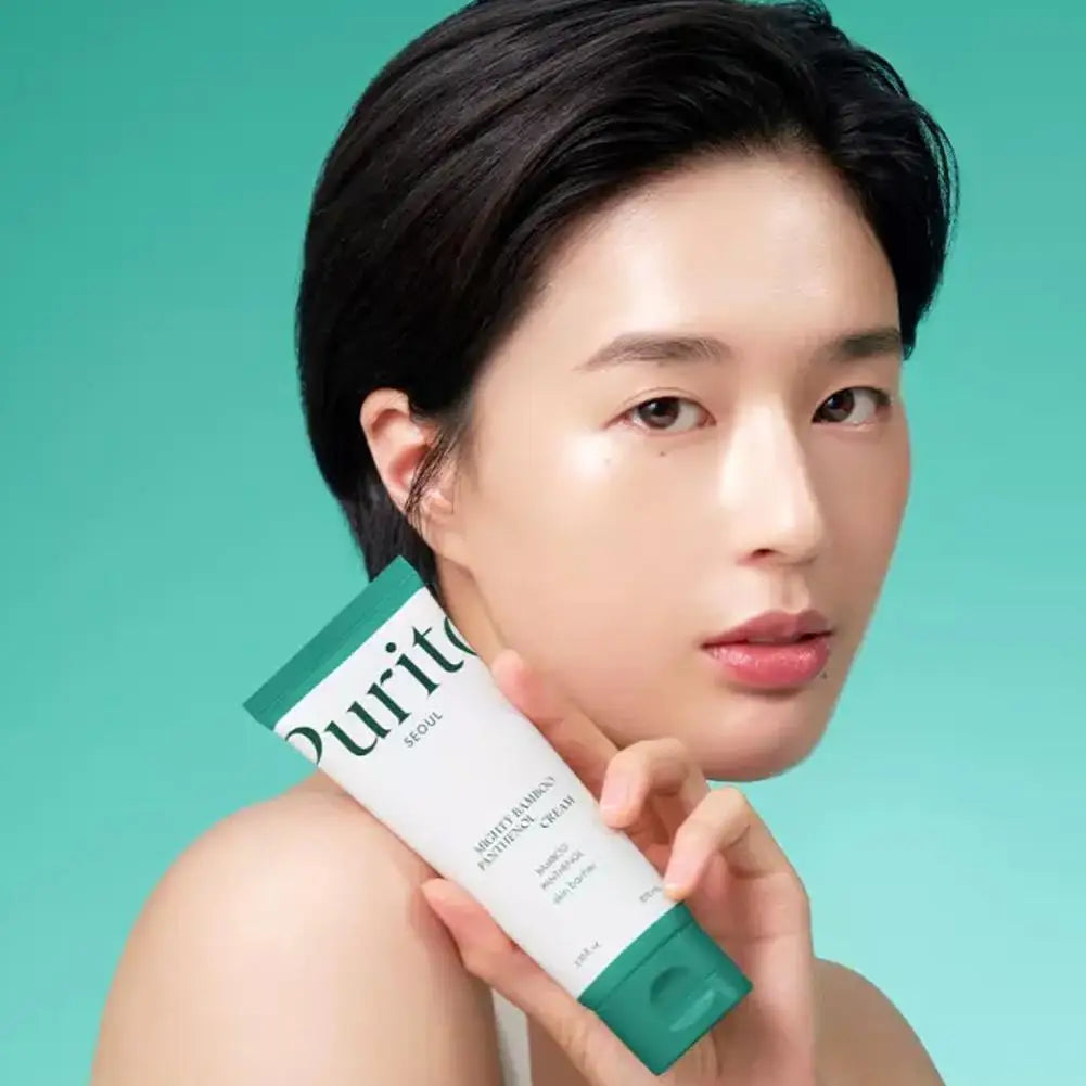 Purito Bamboo Essence Cream Soothes Moisturizes Nourishes Repairs Skin Barrier